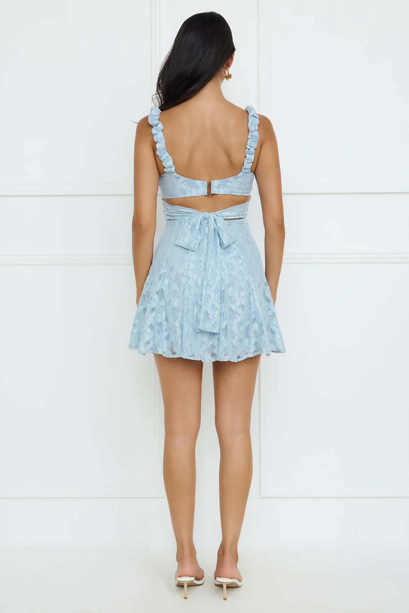 Refreshing Soul Lace Mini Dress