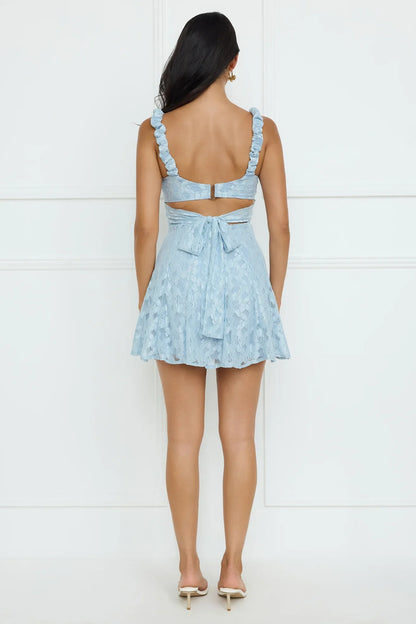 Refreshing Soul Lace Mini Dress