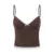 Top corto con ribete de encaje Y2K para mujer, sexy, de verano, con escote en V y tirantes finos, sin mangas, con lazo, ropa de calle de los años 2000