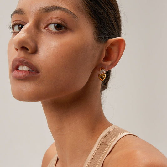Amour Heart Earrings