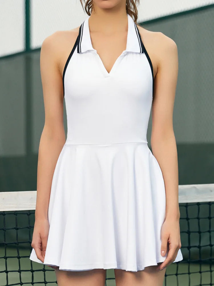 Vestido de otoño sin mangas a la moda para mujer, nuevo, con cuello colgante, sexy, sin espalda, elástico, ajustado, falda, ropa informal para exteriores