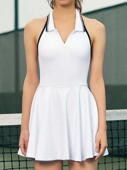 Vestido de otoño sin mangas a la moda para mujer, nuevo, con cuello colgante, sexy, sin espalda, elástico, ajustado, falda, ropa informal para exteriores