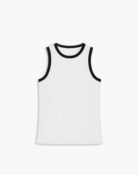 Worth A Million Contrast Trim Tank Top