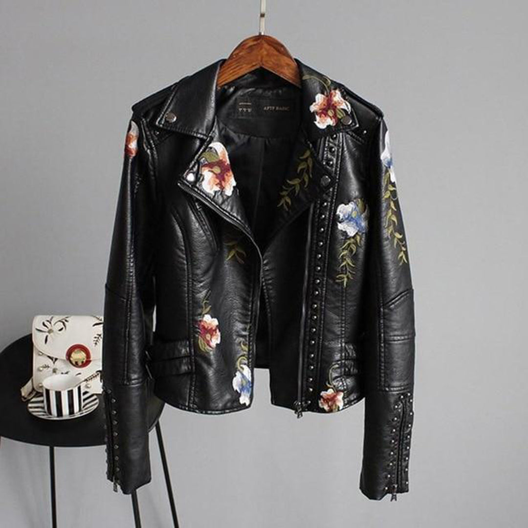 Chic Floral Jacket | Great for Autumn Wear