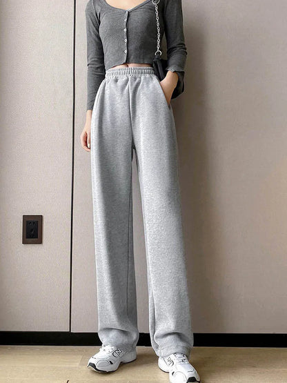 Blue Sweatpants For Women Summer Baggy Pants High Waist Jogger Wide Leg Trousers Spring Women’s Sports Pants Summer Sweatpants