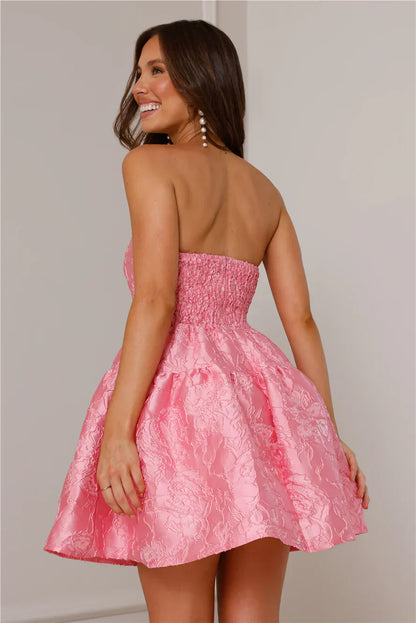 Silhouette Of Dreams Strapless Mini Dress