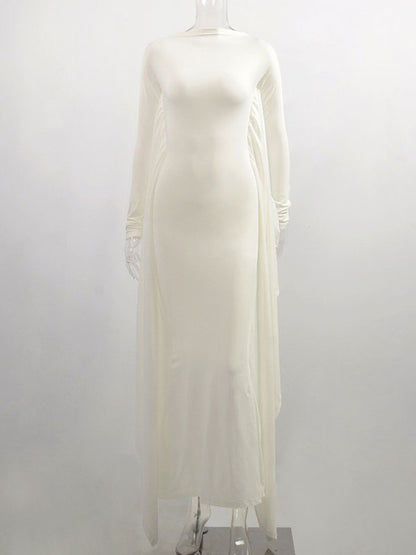 Long Sleeves Maxi Dress Oversized Long Dress