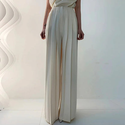 Alira - Elegant Wide Leg Trousers for Women