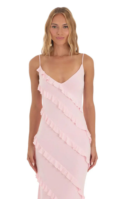 Ruffle Maxi Dress