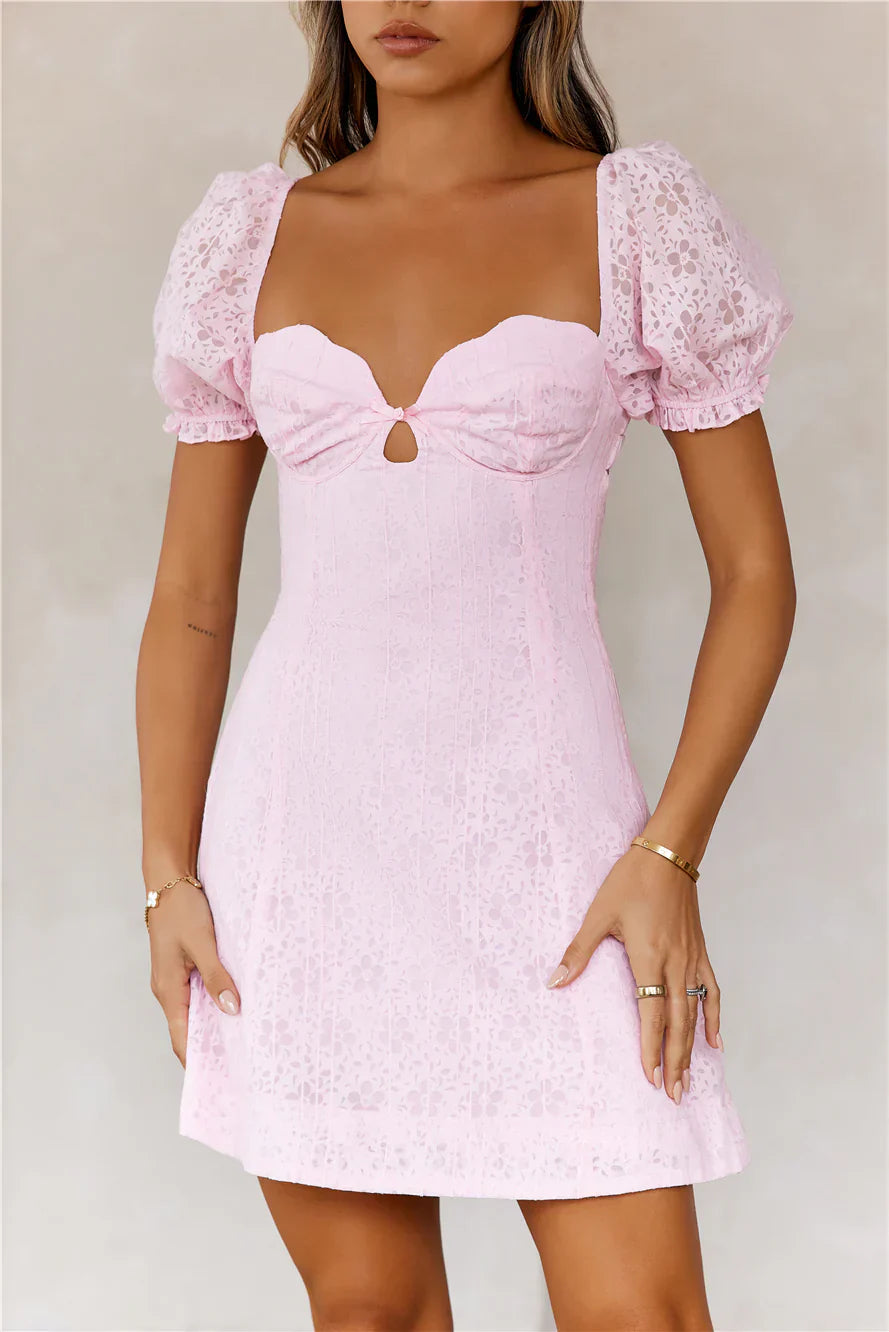 Strawberry Smoothie Mini Dress