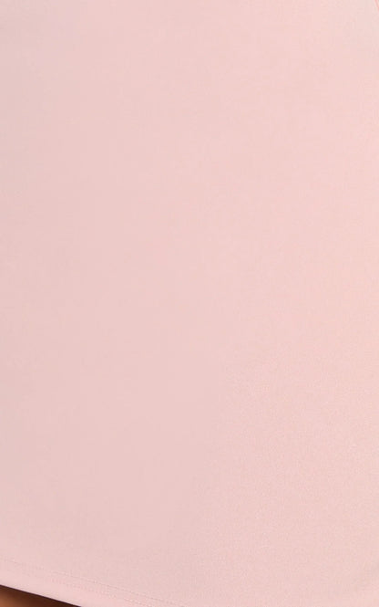 Bindi Boat Neck Bodycon Mini Dress in Pink