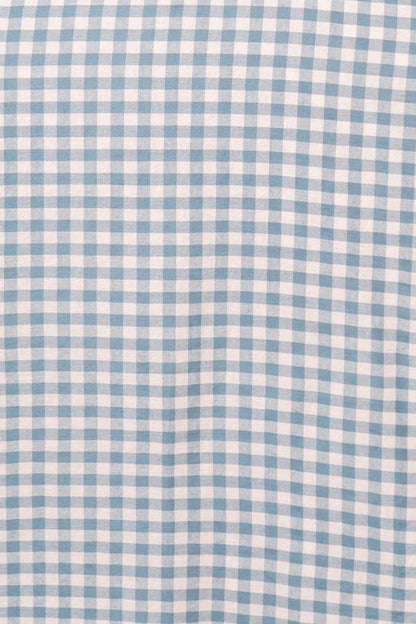 Hattie Dress in Dusty Teal Gingham