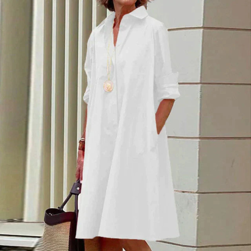 Casual Collared Dress | Great for Everyday Wear