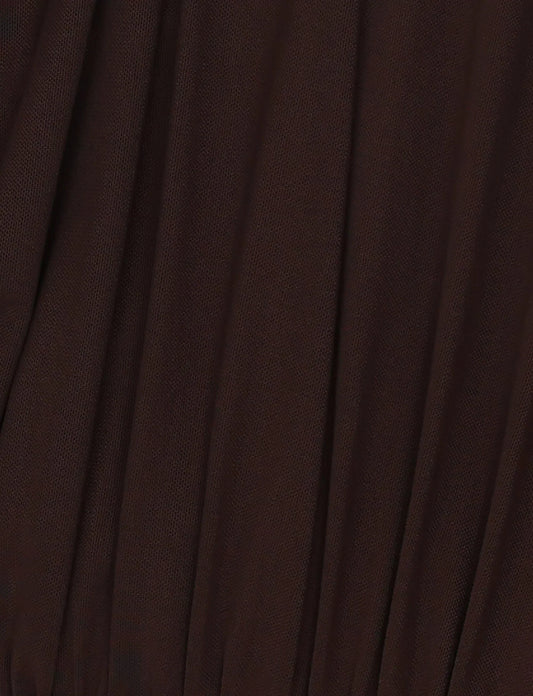 Evanna Mini Dress - Brown : Chocolate