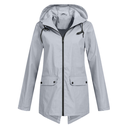 Casual Hooded Long Coat with Pockets | Great for Everyday Wear