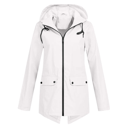 Casual Hooded Long Coat with Pockets | Great for Everyday Wear