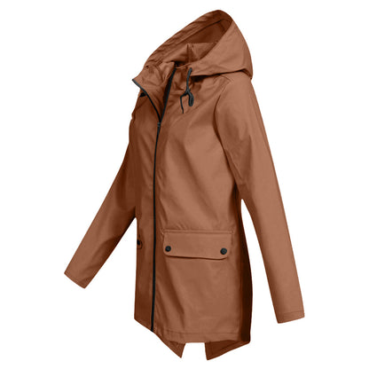 Casual Hooded Long Coat with Pockets | Great for Everyday Wear