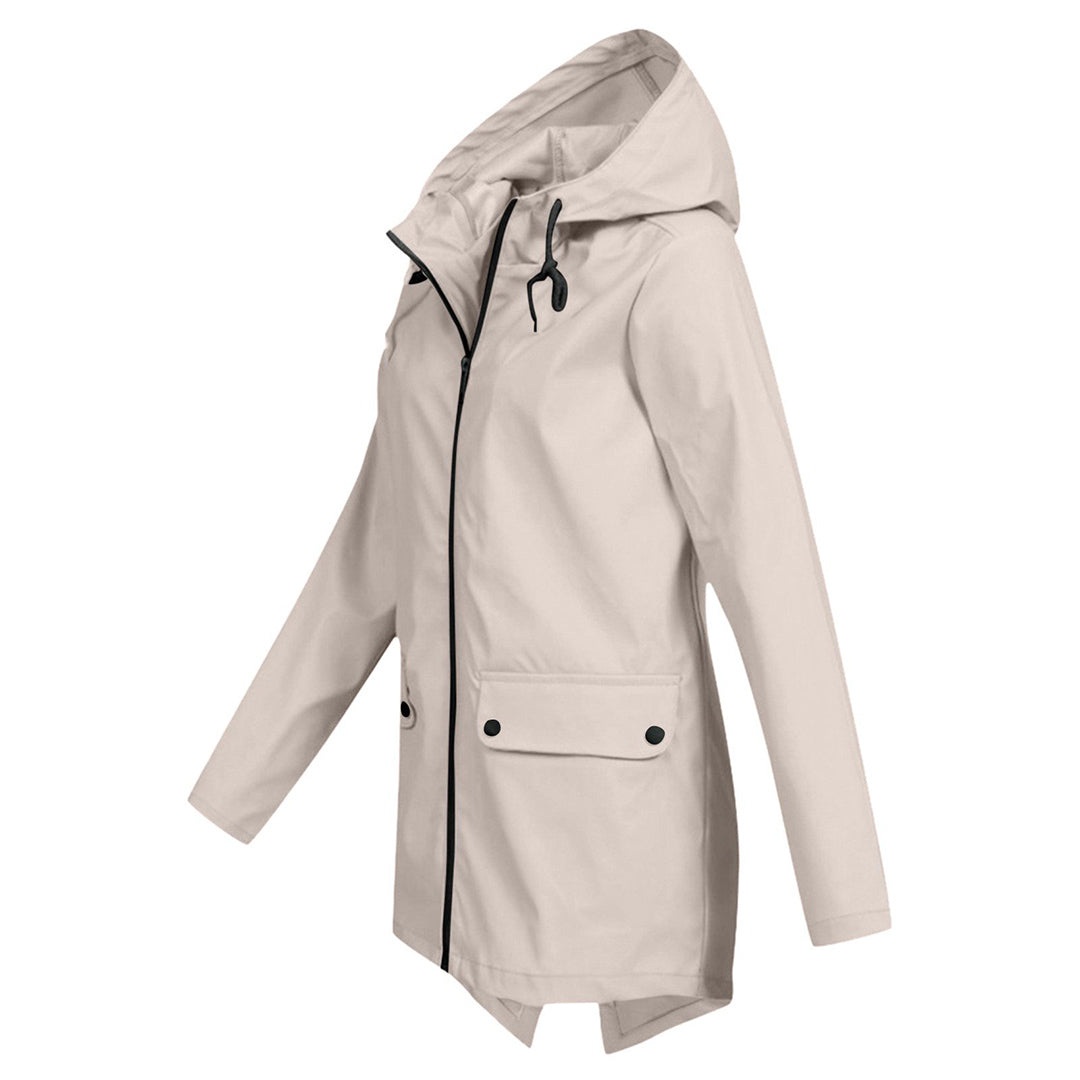 Casual Hooded Long Coat with Pockets | Great for Everyday Wear