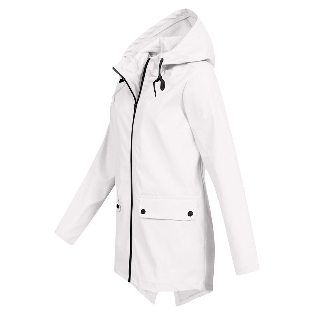 Casual Hooded Long Coat with Pockets | Great for Everyday Wear