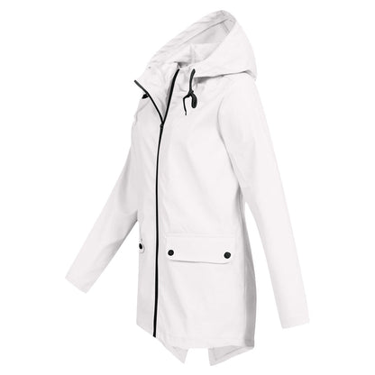 Casual Hooded Long Coat with Pockets | Great for Everyday Wear