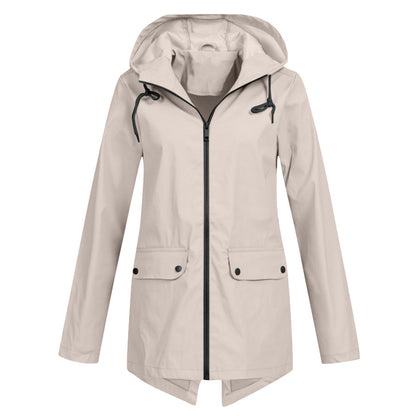 Casual Hooded Long Coat with Pockets | Great for Everyday Wear
