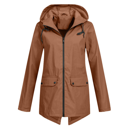 Casual Hooded Long Coat with Pockets | Great for Everyday Wear