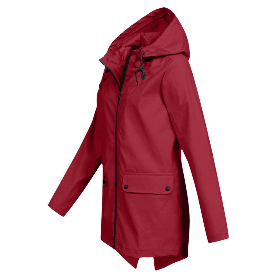 Casual Hooded Long Coat with Pockets | Great for Everyday Wear