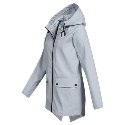 Casual Hooded Long Coat with Pockets | Great for Everyday Wear
