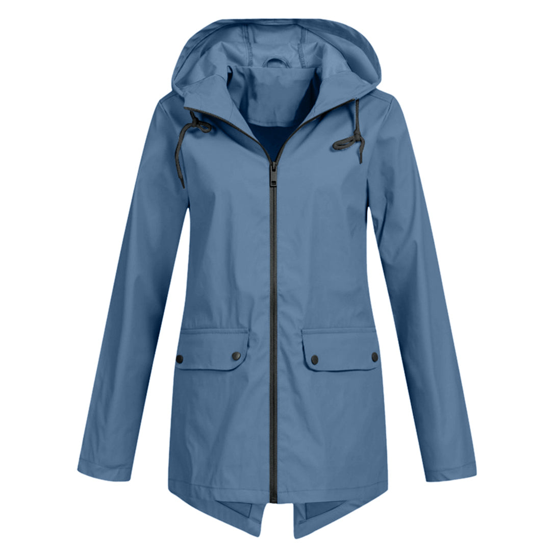 Casual Hooded Long Coat with Pockets | Great for Everyday Wear