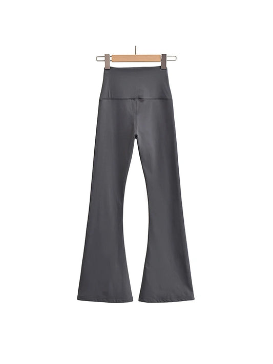 Fall outfits women skinny yoga pants women flare leggings korean style streetwear casual yoga pants flare leg black