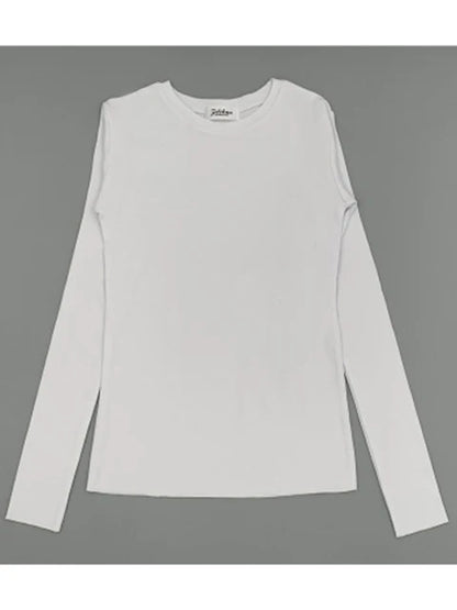 Female T-Shirt Knitted Top White Shirt Strap Poleras Mujer De Moda 2025 Autumn Polera Blanca Hot Casual Korean Style Women