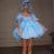 Vestido de princesa de tul con mangas abullonadas estilo kawaii para mujer, minivestido vintage con hombros descubiertos y cuello cuadrado, de malla abullonada, para fiesta, graduación y noche.