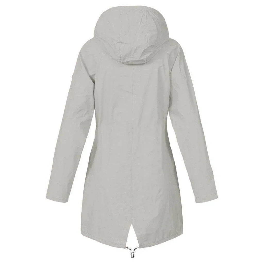 Classic Elegant Waterproof Outdoor Rain Jacket for Women | Great for Winter