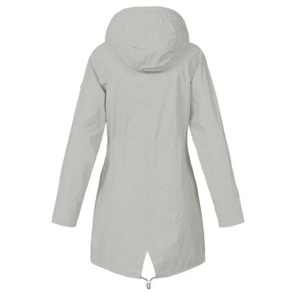 Classic Elegant Waterproof Outdoor Rain Jacket for Women | Great for Winter