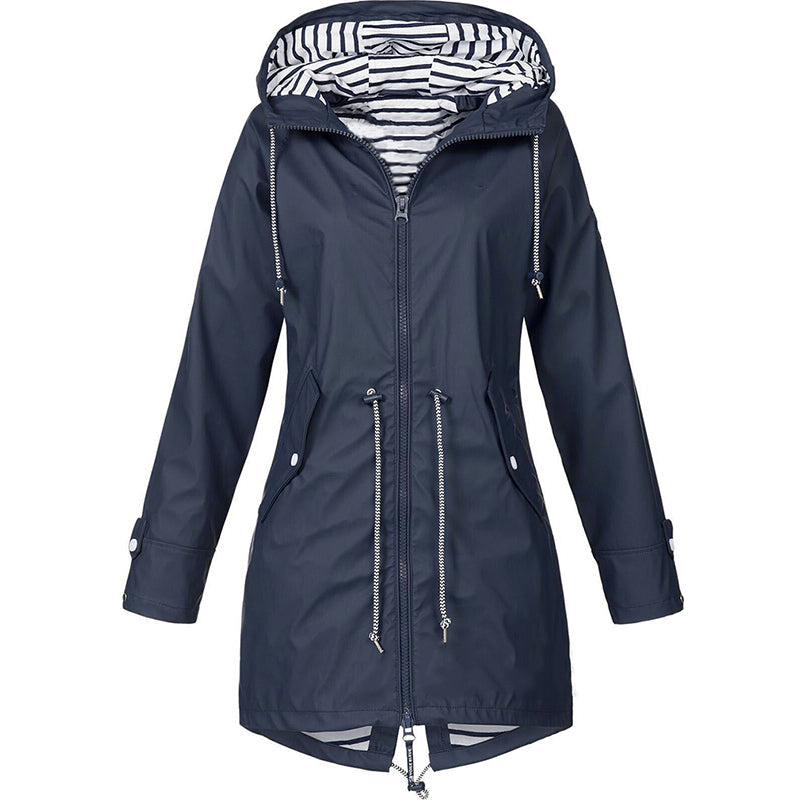 Chic Hooded Windproof Coat | Great for Everyday Wear