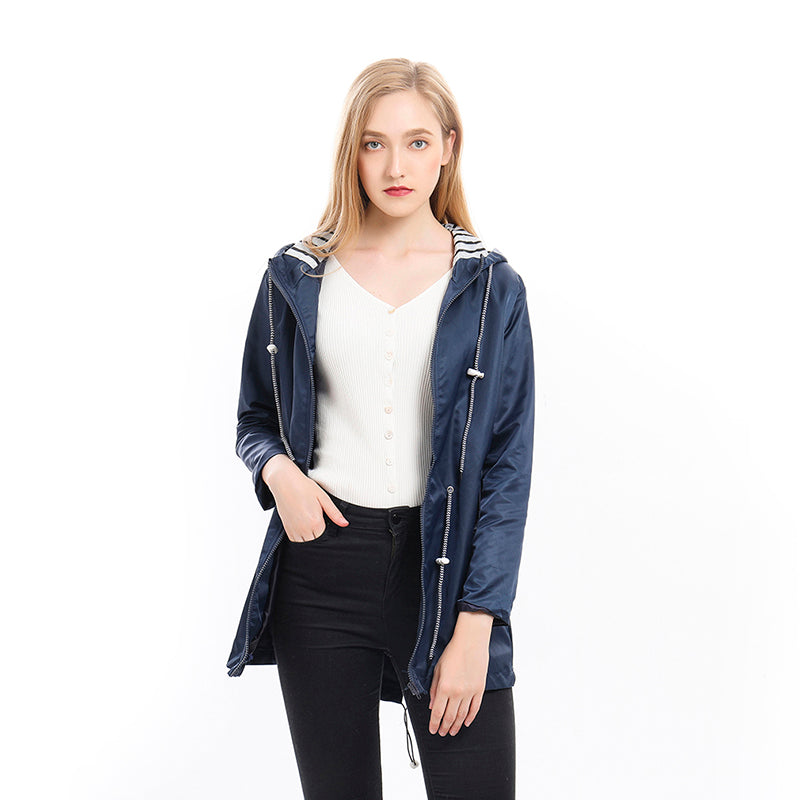 Chic Hooded Windproof Coat | Great for Everyday Wear