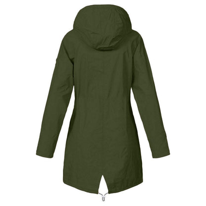 Classic Elegant Waterproof Outdoor Rain Jacket for Women | Great for Winter