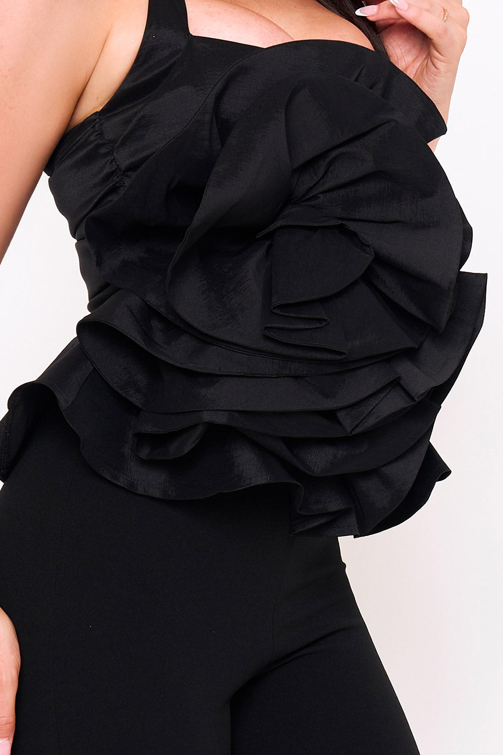 Symphony Jumpsuits - Giant Fabric Rose Top Jumpsuit