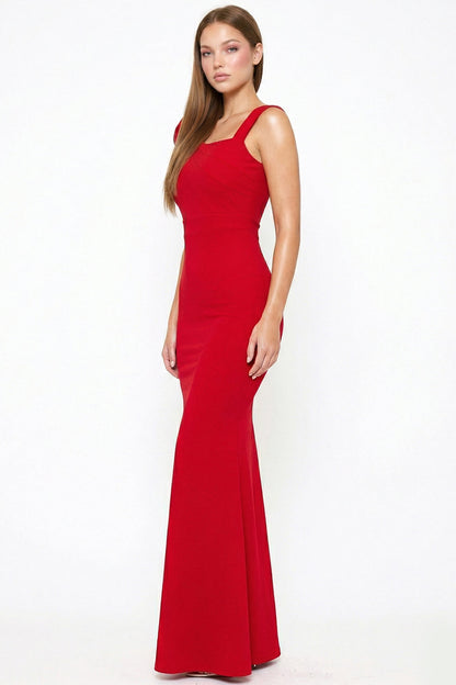 Symphony Dress - Layered Ruffle On One Shoulder Maxi Dress