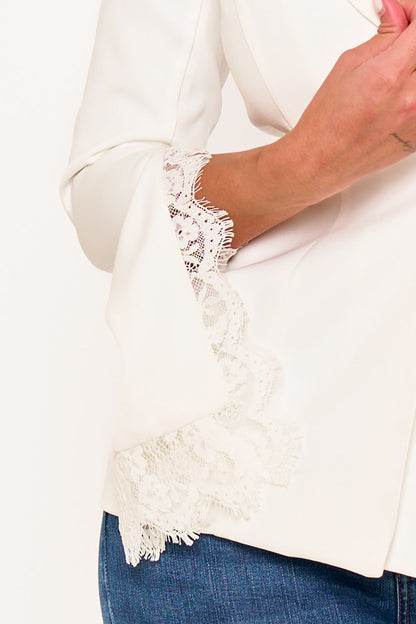 Symphony Jacket- Laced Wide Sleeve Formal Jacket