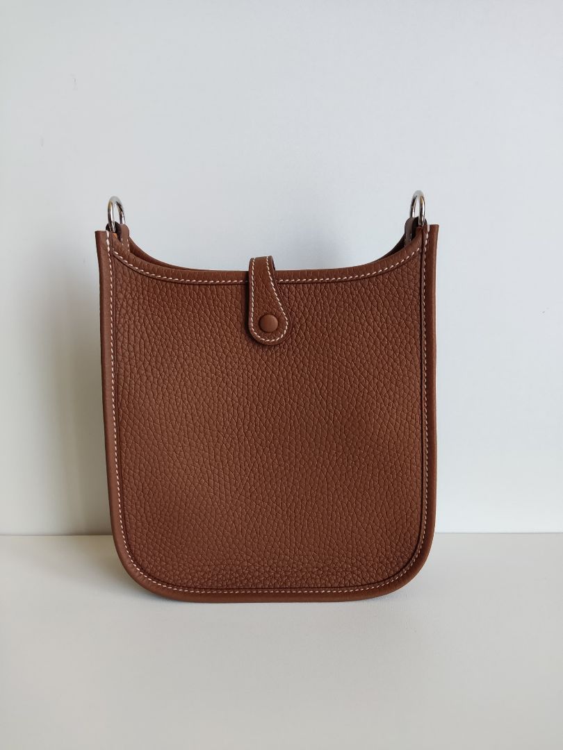 Hermès Mini Evelyne gold bag