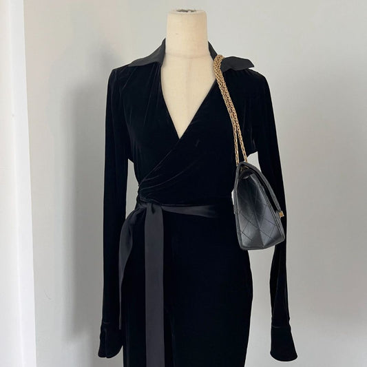 Chanel Black Quilted Aged Leather Reissue 2.55 Classic flap Bag