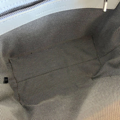 Alexander Wang White Textured Leather Box Bag