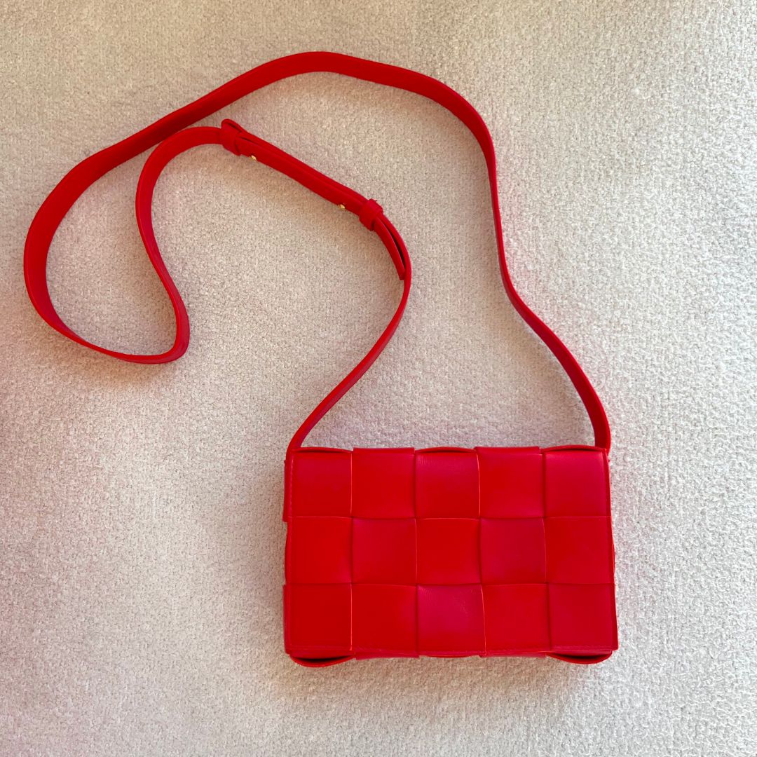 Bottega Veneta Small Cassette Cross-body Bag in Intrecciato Leather