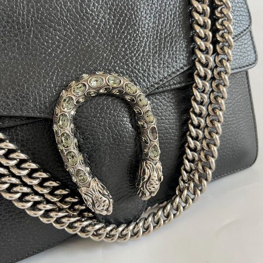Gucci Black Dionysus Small Leather Bag