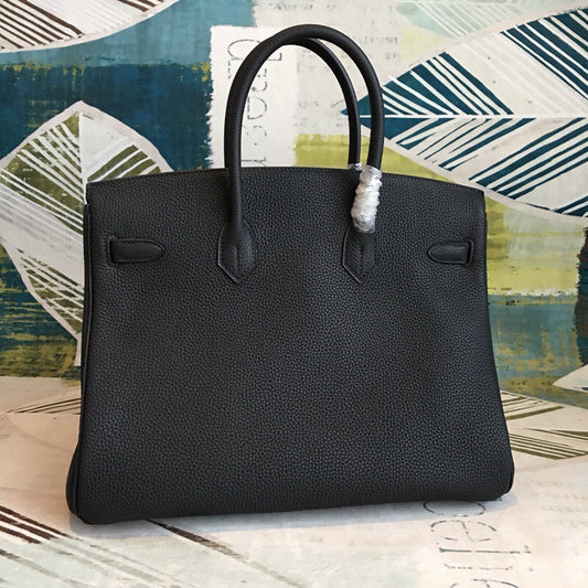 H BIRKIN GOLD HARDWARE BLACK 30CM/11.8in