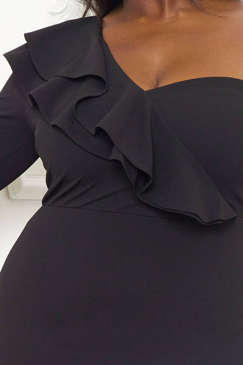 Symphony Dress - Double Ruffle Detail Maxi Dress