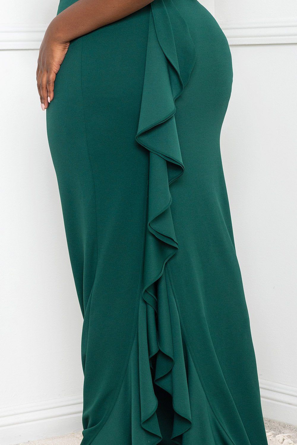 Symphony Dress - Double Ruffle Detail Maxi Dress