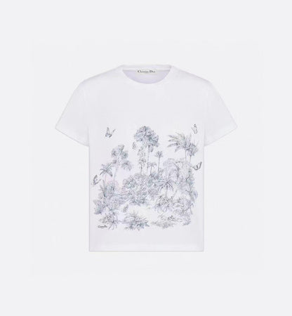 CD T-Shirt White Cotton Style 2