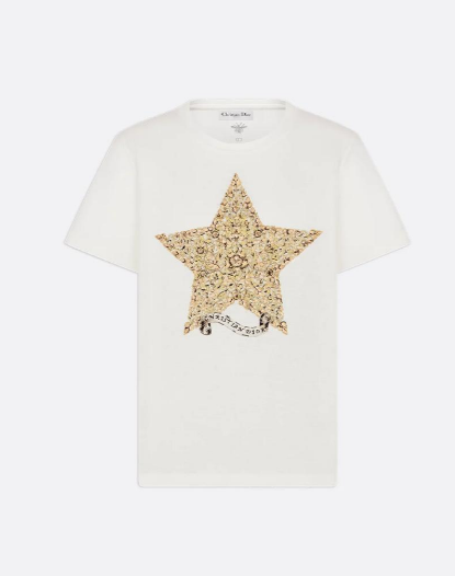 CD T-Shirt White Cotton Style 3